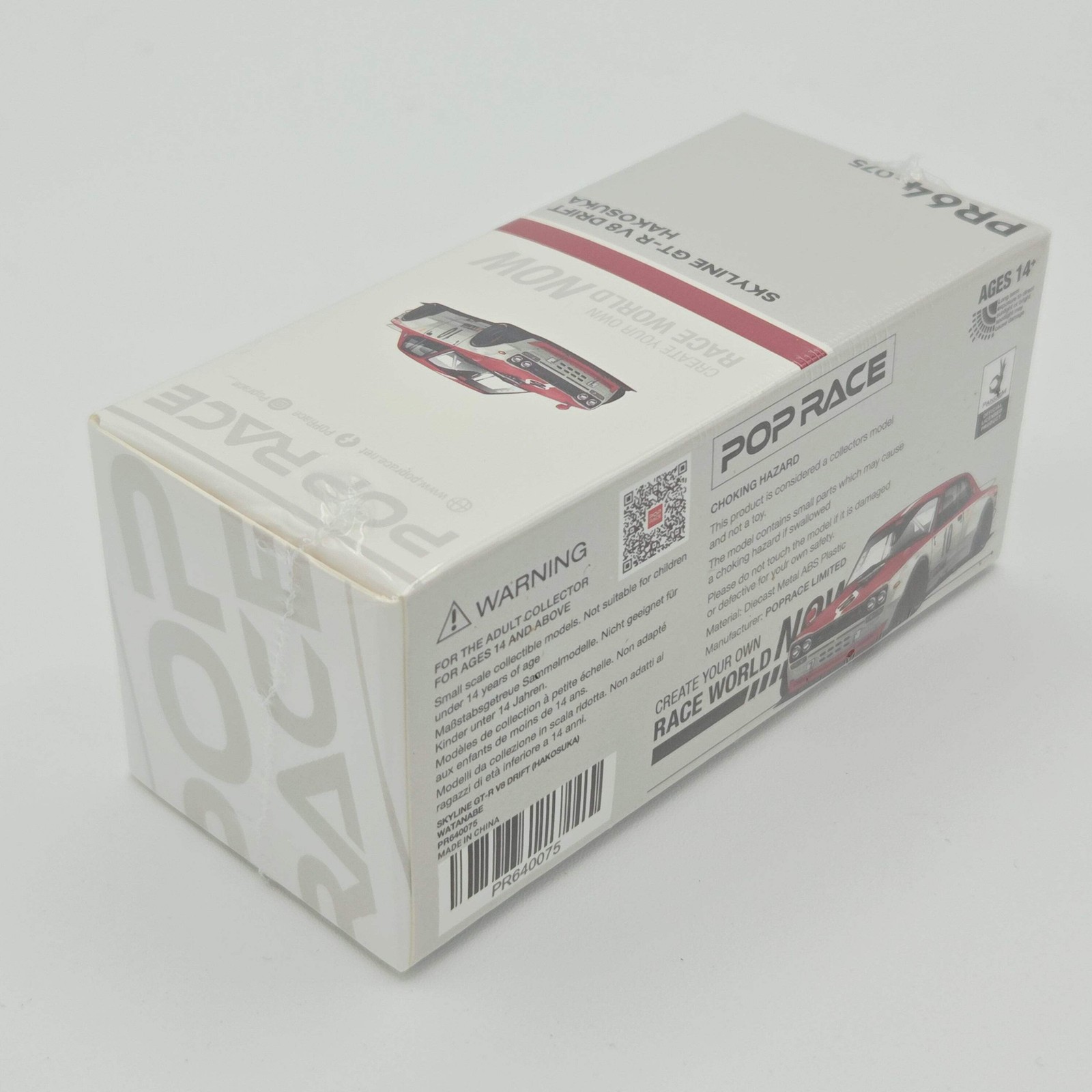 Pop Race Nissan Skyline GT-R V8 Drift Hakosuka – 1:64, Watanabe (2026)