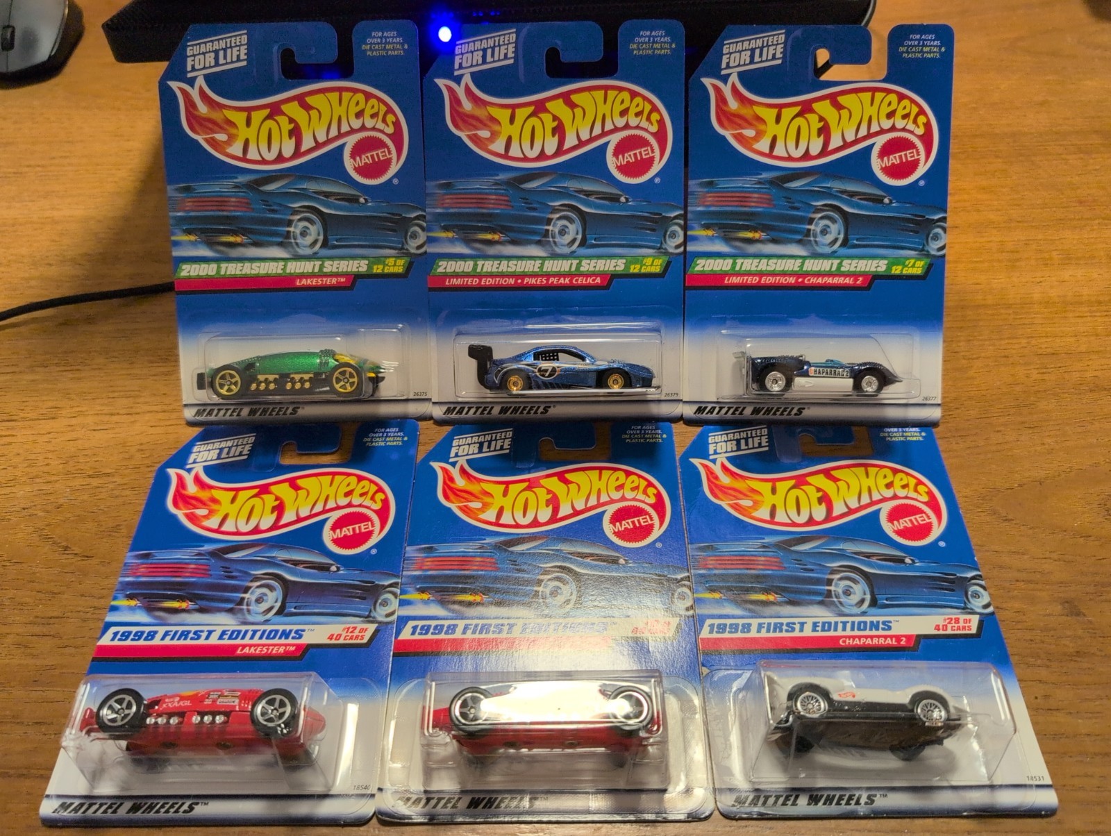 Hot Wheels Lot Of 6 (3) 2000 Treasure Hunts *Must See Pictures* BUY IT NOW! ~