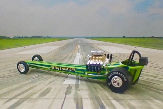 1969 Top Fuel V8HEMI Rail Dragster Beebe & Mulligan The Fighting Irish 1/64 LE K