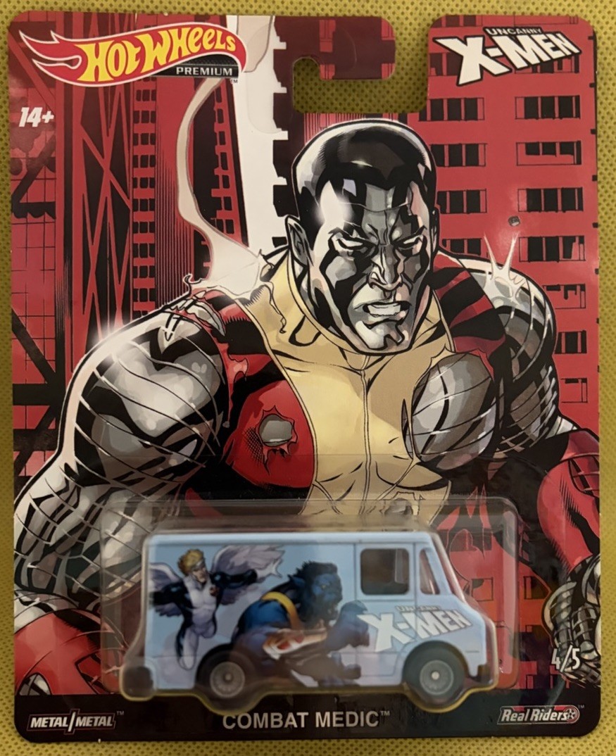 Hot Wheels Marvel X-Men Premium Pop Culture Character Cars Complete Set of 5