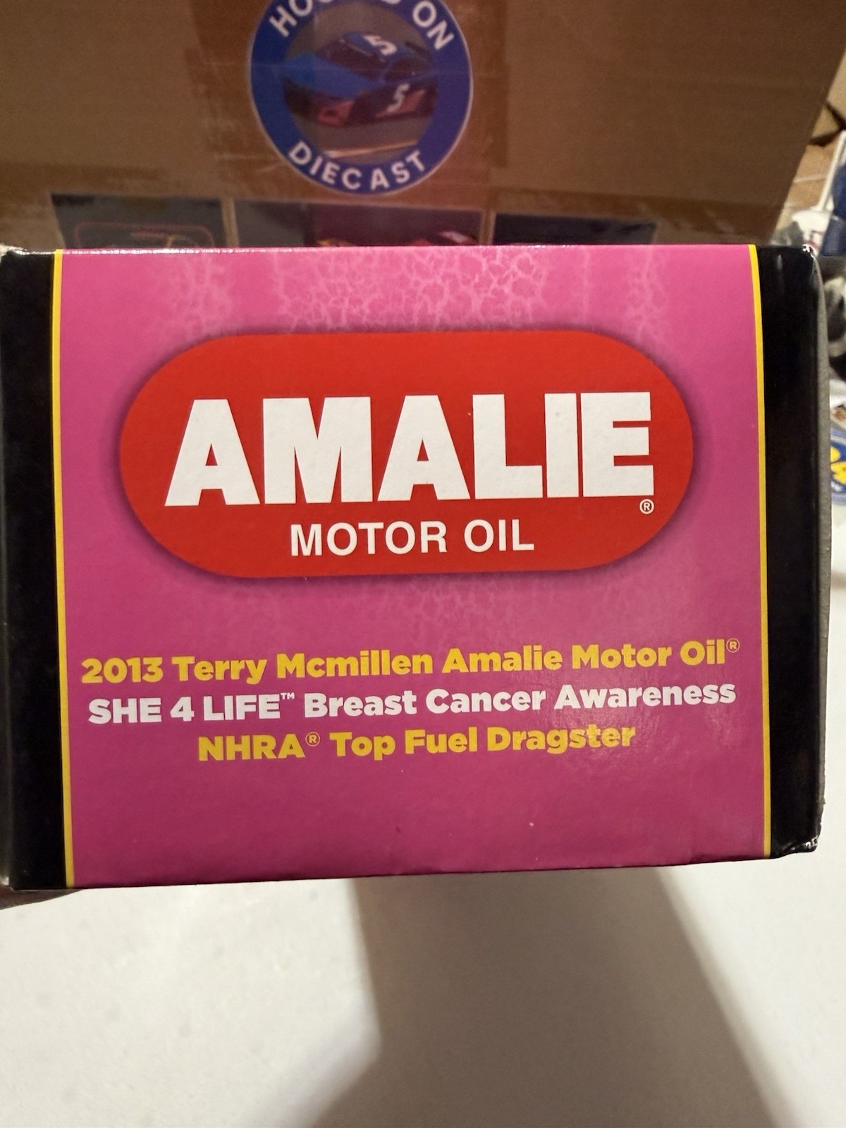 RARE* TERRY MCMILLEN AMALIE SHE 4 LIFE 2013 NHRA Top Fuel Dragster 1/24 Diecast