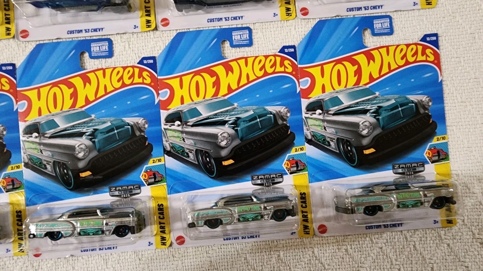 Hot Wheels 2025 Zamac Lot ; Custom ’53 Chevy & Mazda Autozam