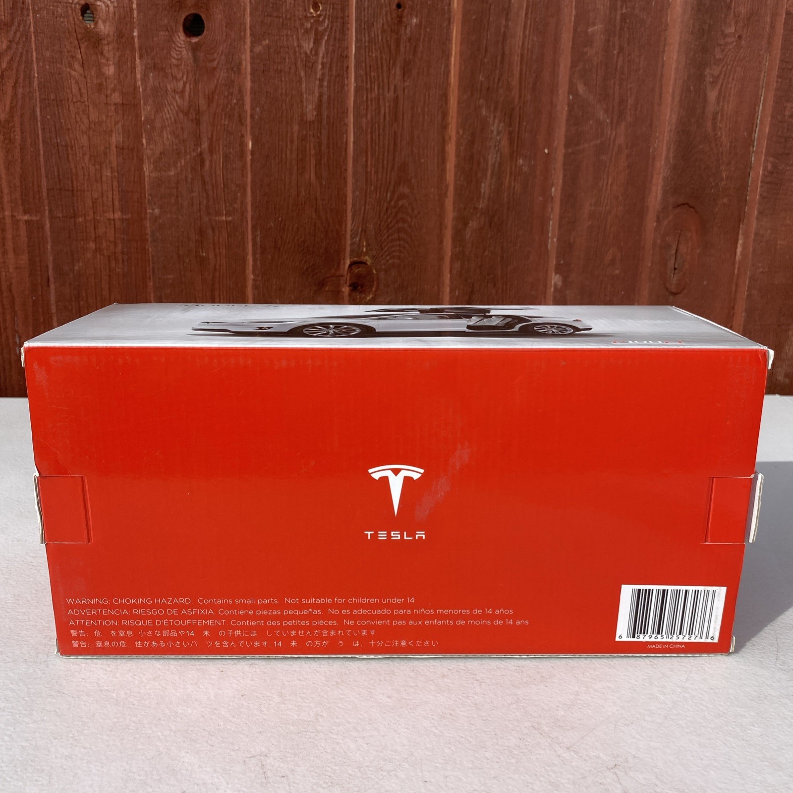 Tesla Model x P100D Metallic Grey 1/18 Scale Diecast Model – Dealer Edition New