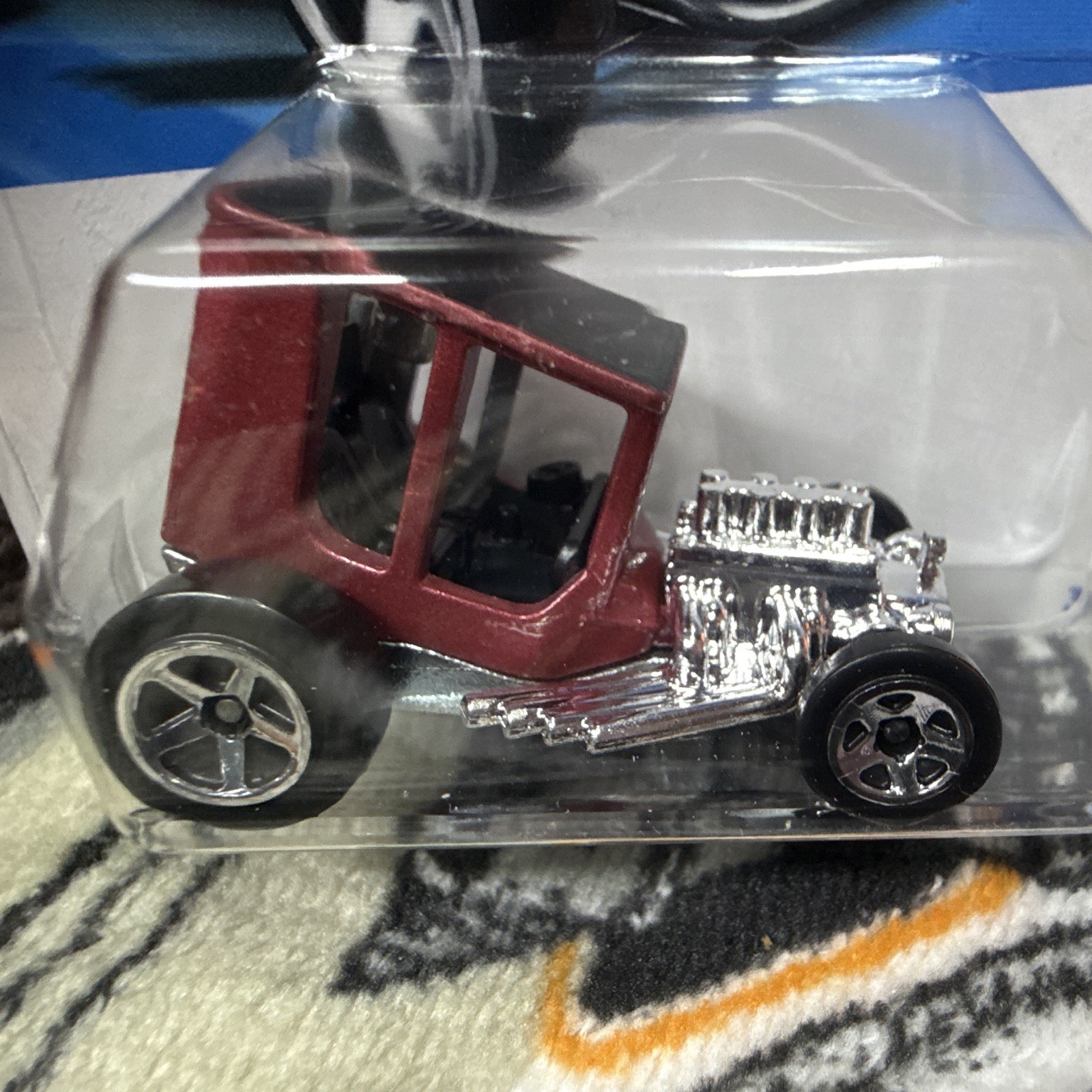 🔥L Case Hot Wheels Rod Squad Uncertain-T 2026 Red/Silver Diecast Car 1:64