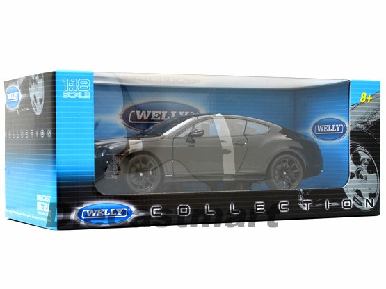 WELLY 1:18 18038 2013 BENTLEY CONTINENTAL SUPERSPORTS COUPE BLACK NEW DIECAST