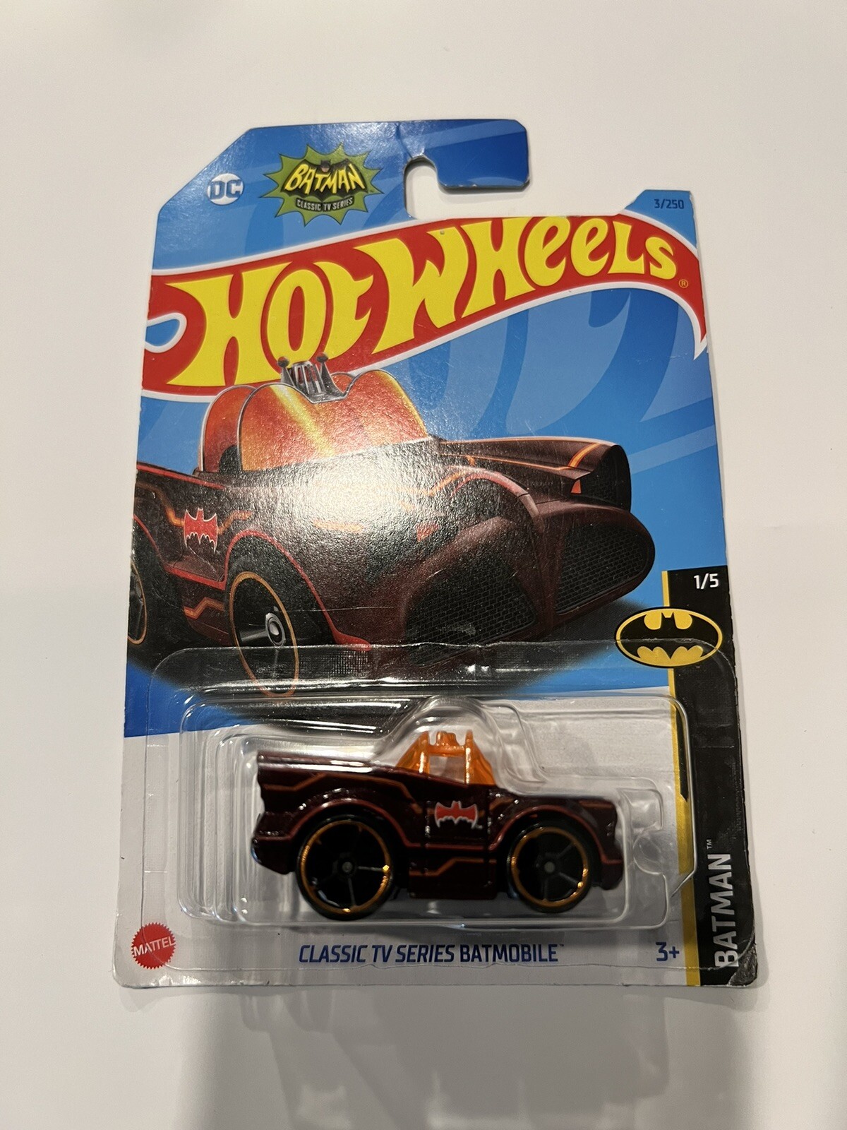 Hot Wheels Batmobile Hot Wheels 2023 CLASSIC TV SERIES #1/5, #3/250 BROWN