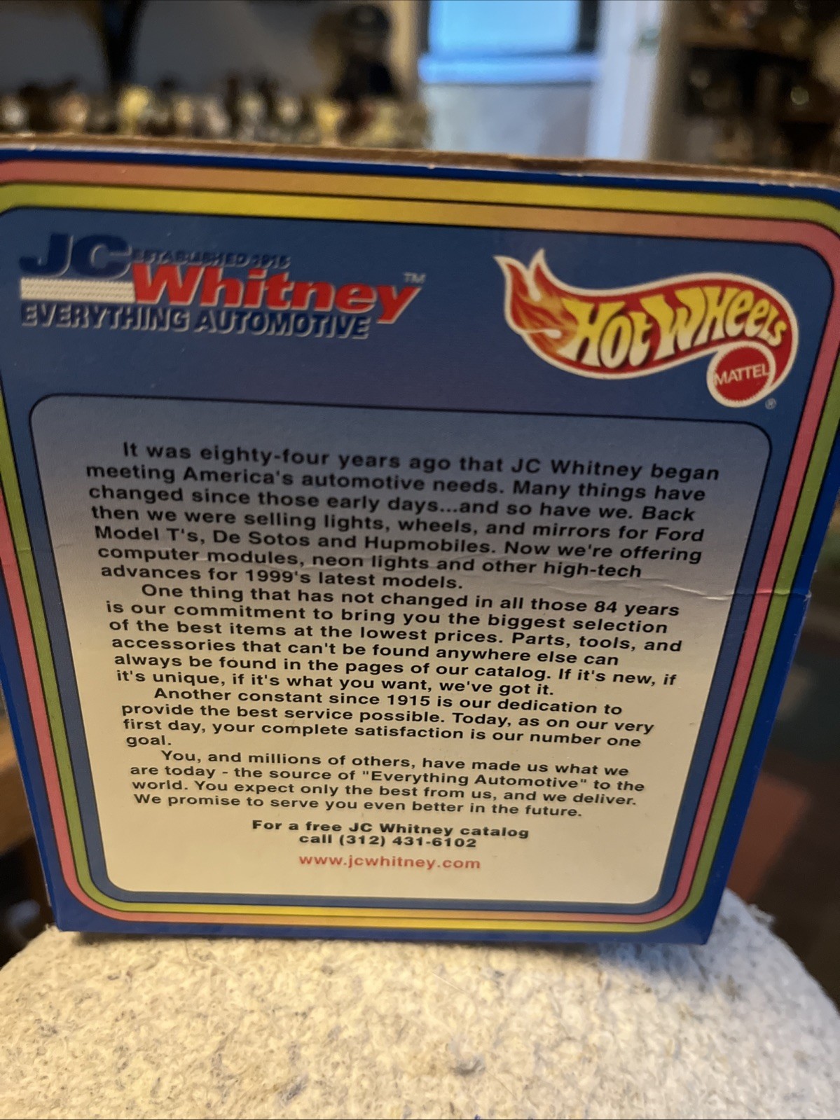 1999 Hot Wheels JC Whitney ’70 Plymouth Roadrunner Exclusive Special Edition