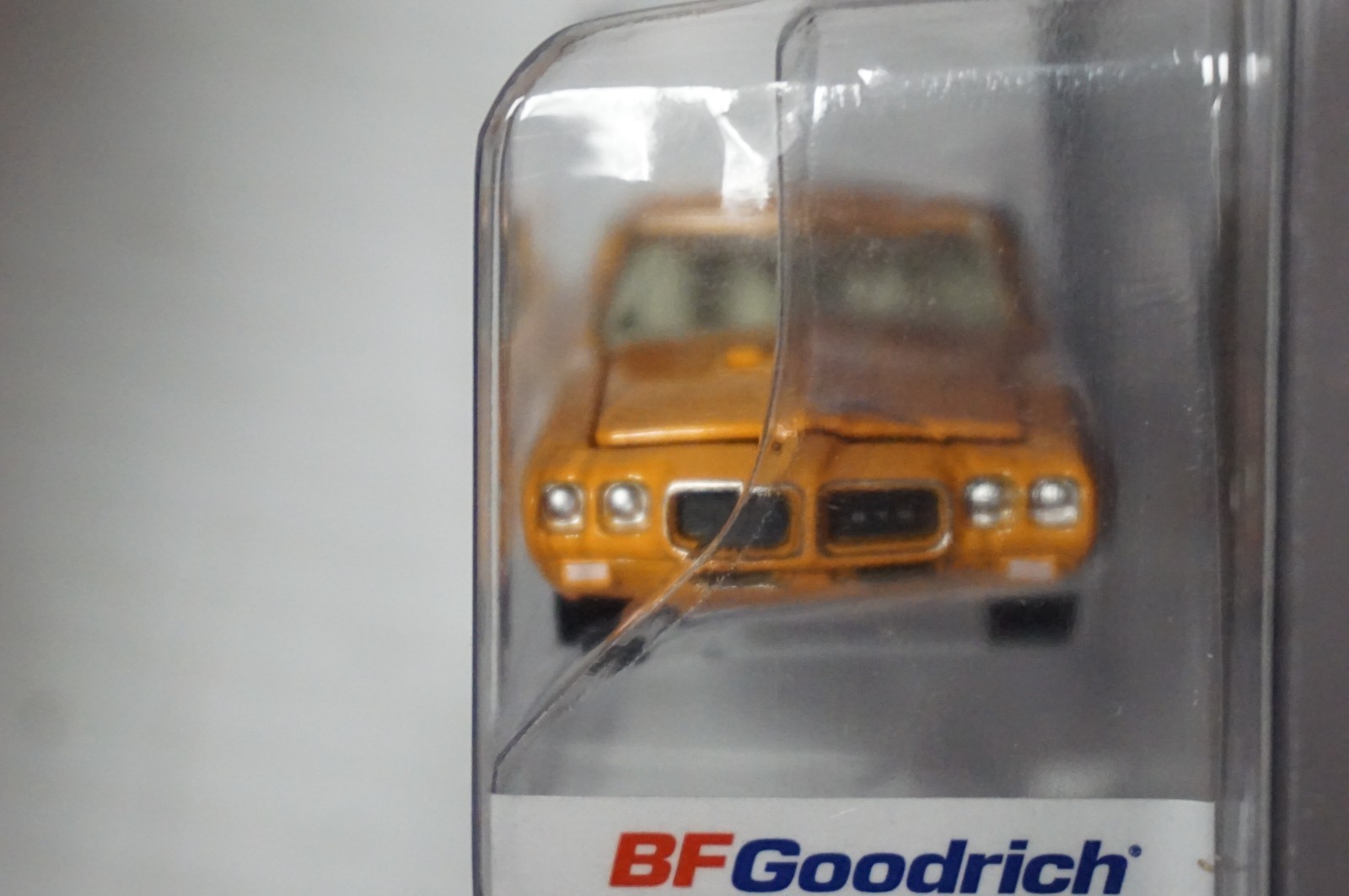 1/64 Greenlight 1970 Pontiac GTO Judge Orange Car BF Goodrich Ad Hobby Exclusive