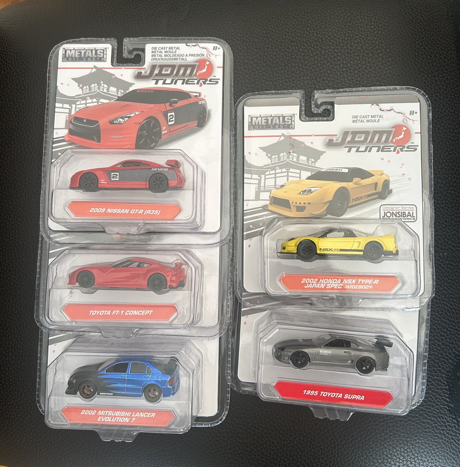 Jada JDM Tuners Nissan GT-R Honda Toyota Supra Mitsubishi Lot of 5