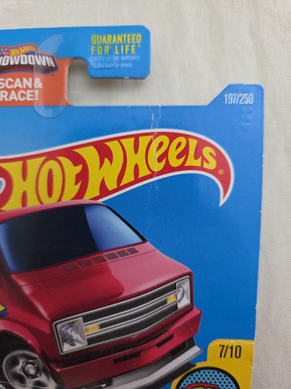 Hot Wheels Custom ’77 Dodge Van Red Multicolor HW Art Cars 1:64 Diecast