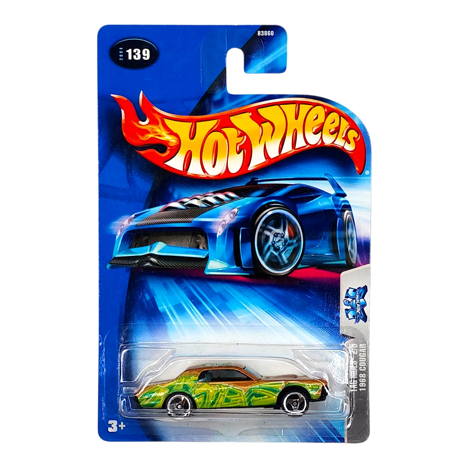 HOT WHEELS ’68 Mercury Cougar Copper Tag Rides Mainline B3860 2004