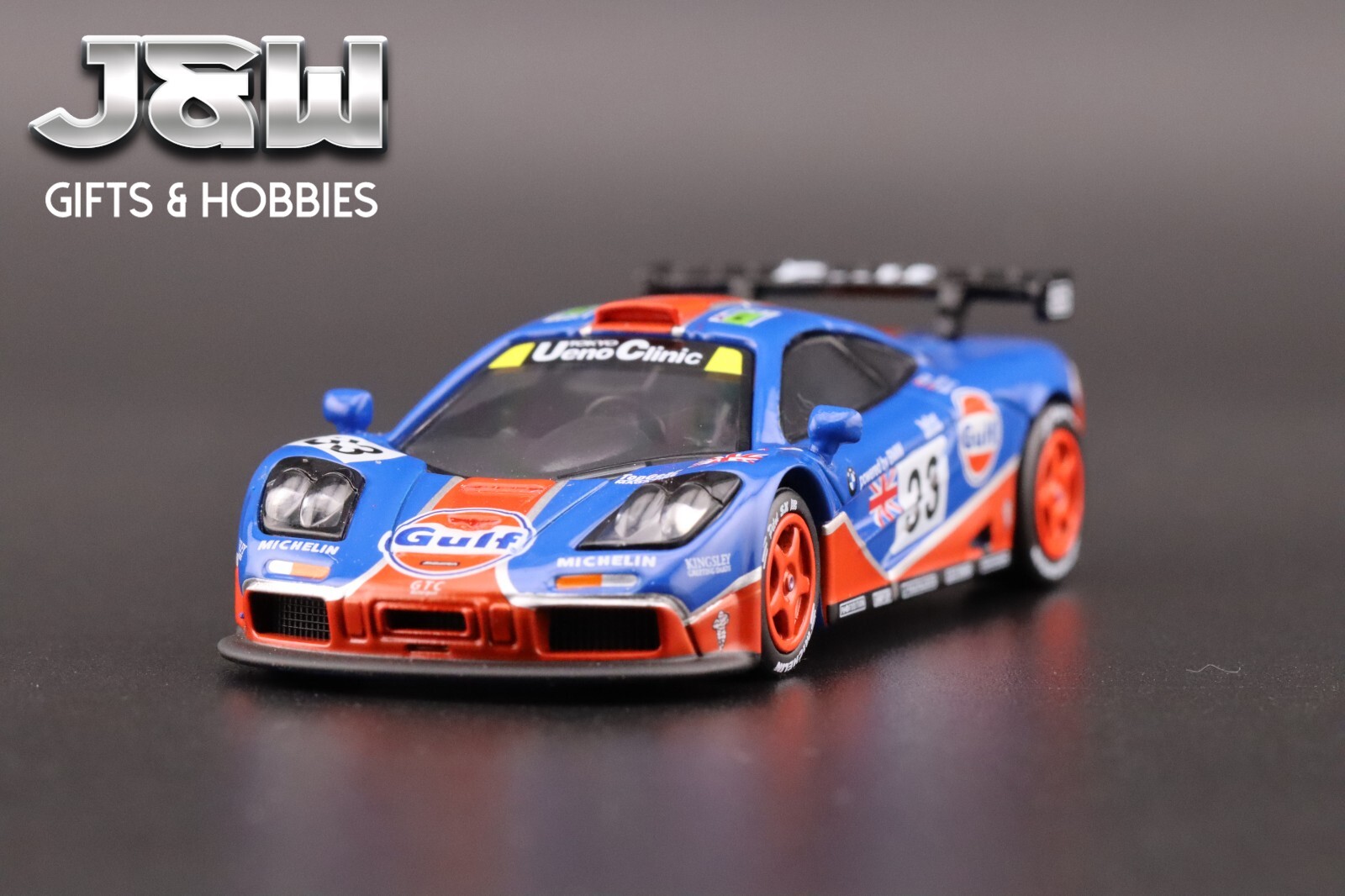 Mini GT McLaren F1 GTR #33 1996 Le Mans 24Hr GULF #723 1/64