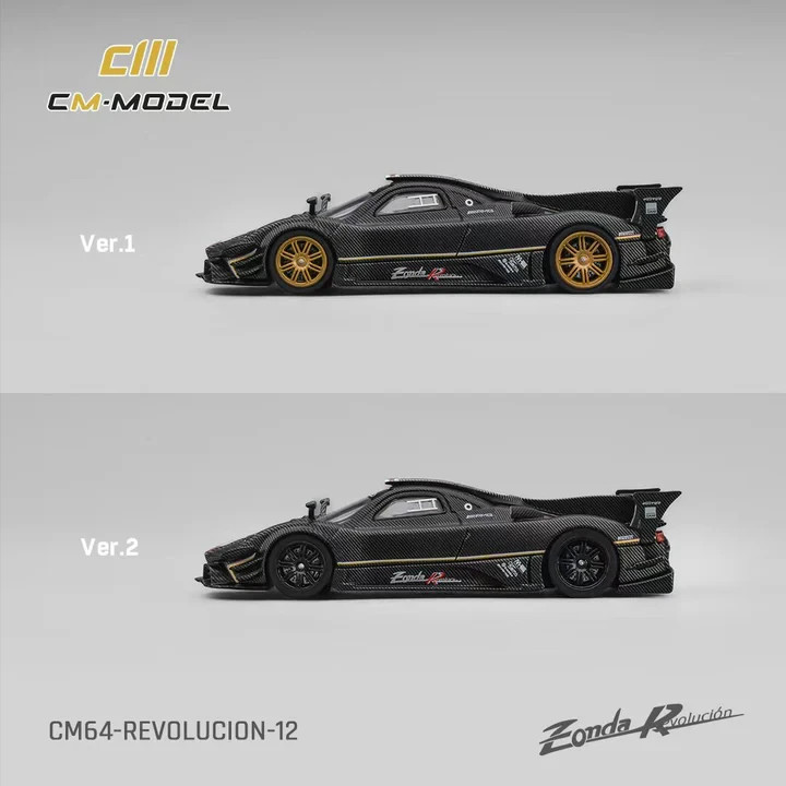 CM-Model 1:64 Pagani Zonda Revlucion Drycarbon Included Nürburgring Lap Time