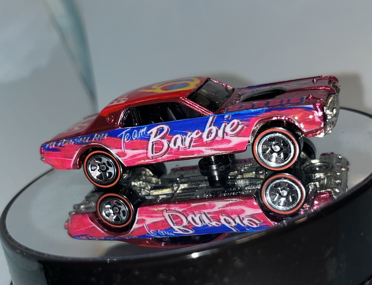 Hot Wheels 68 Cougar Barbie American Icon It’s A Custom Red Lines