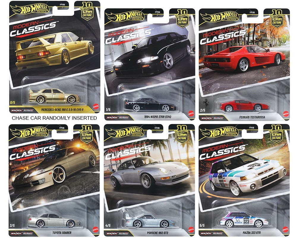 Hot Wheels 2026 Car Culture “Modern Classics” S Case, FPY86-961S Factory Sealed