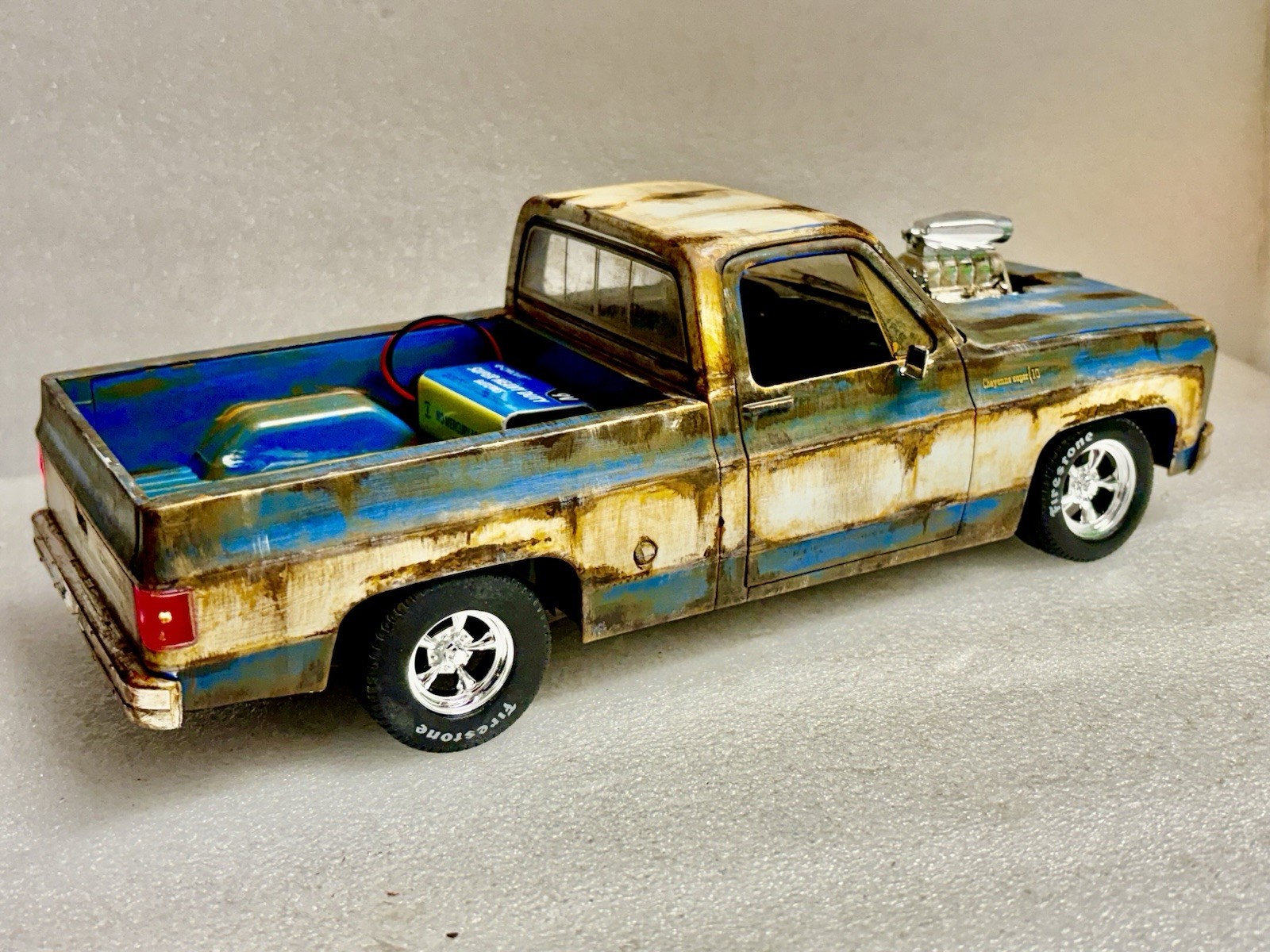 Weathered 1974 Chevrolet C-10 PRO Street Truck Cheyenne BARN FIND Abandoned Rust