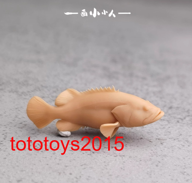 2pcs 1/64 1/43 1/87 1/72 Deep sea giant Fish animals Scene Miniatures Figures