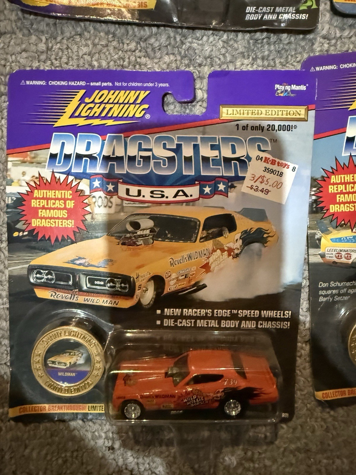 Johnny Lightning Dragsters Lot. Bakers Dozen. All Sealed.