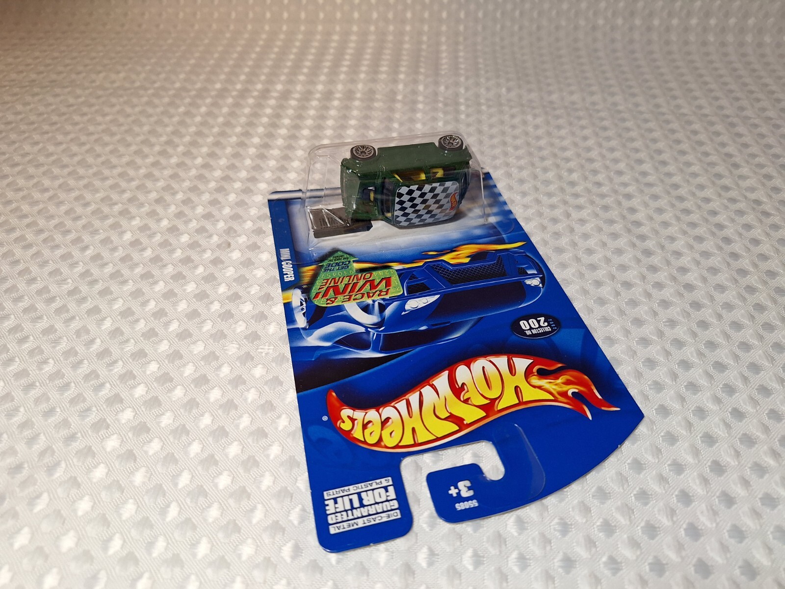 2002 Hot Wheels #200 Mini Cooper Green Removable Car Top New Sealed