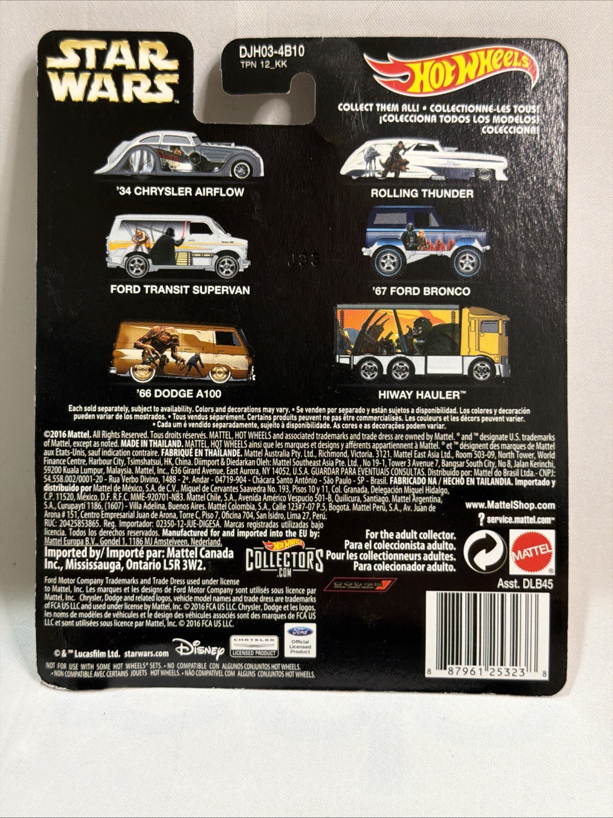 Hot Wheels Star Wars Ralph McQuarrie Ford Transit Supervan
