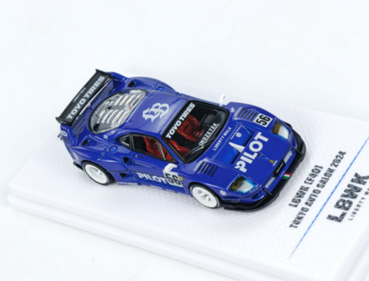 1/64 Die Cast FERRARI F40 LBWK Liberty Walk Model Car *TOKYO AUTO SALON 2024*