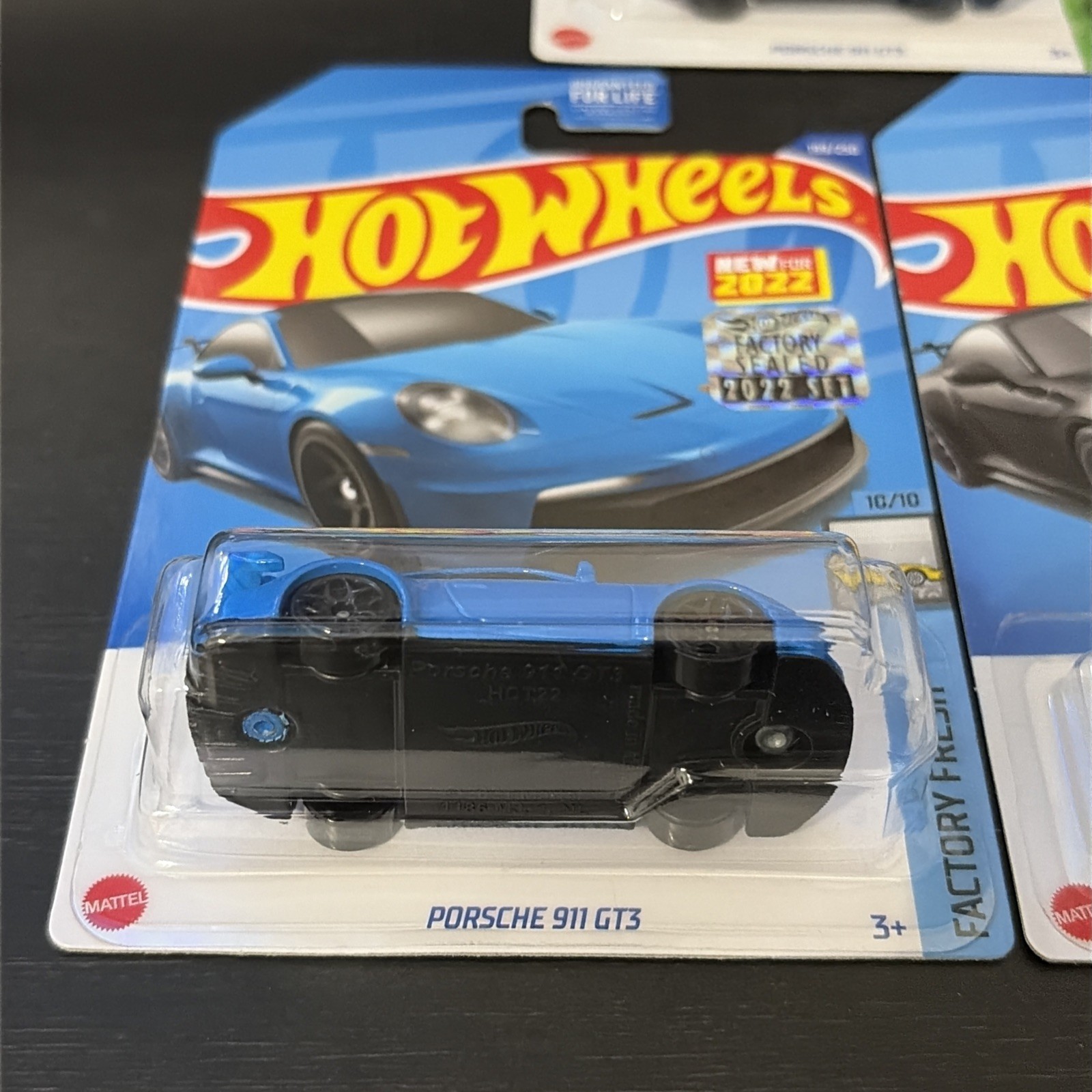 2022 Hot Wheels Porsche 911 GT3 Factory Sealed Lot of 3 + Kroger Exclusive 2023