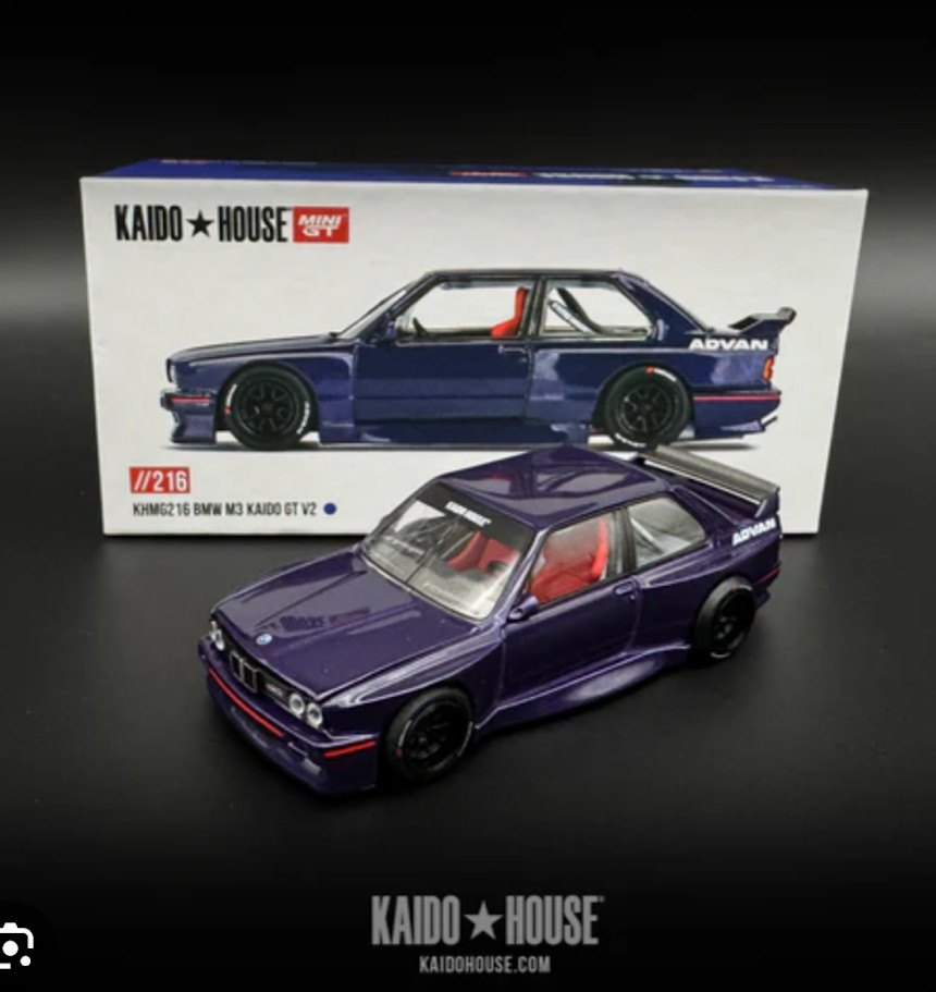 Mini GT x Kaido House 1:64 BMW M3 Kaido GT V2 Purple #216 KHMG216