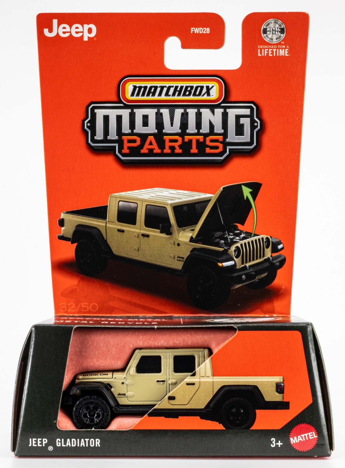 2026 Matchbox Moving Parts #32 Jeep® Gladiator GOBI CLEARCOAT (BEIGE) | FSC