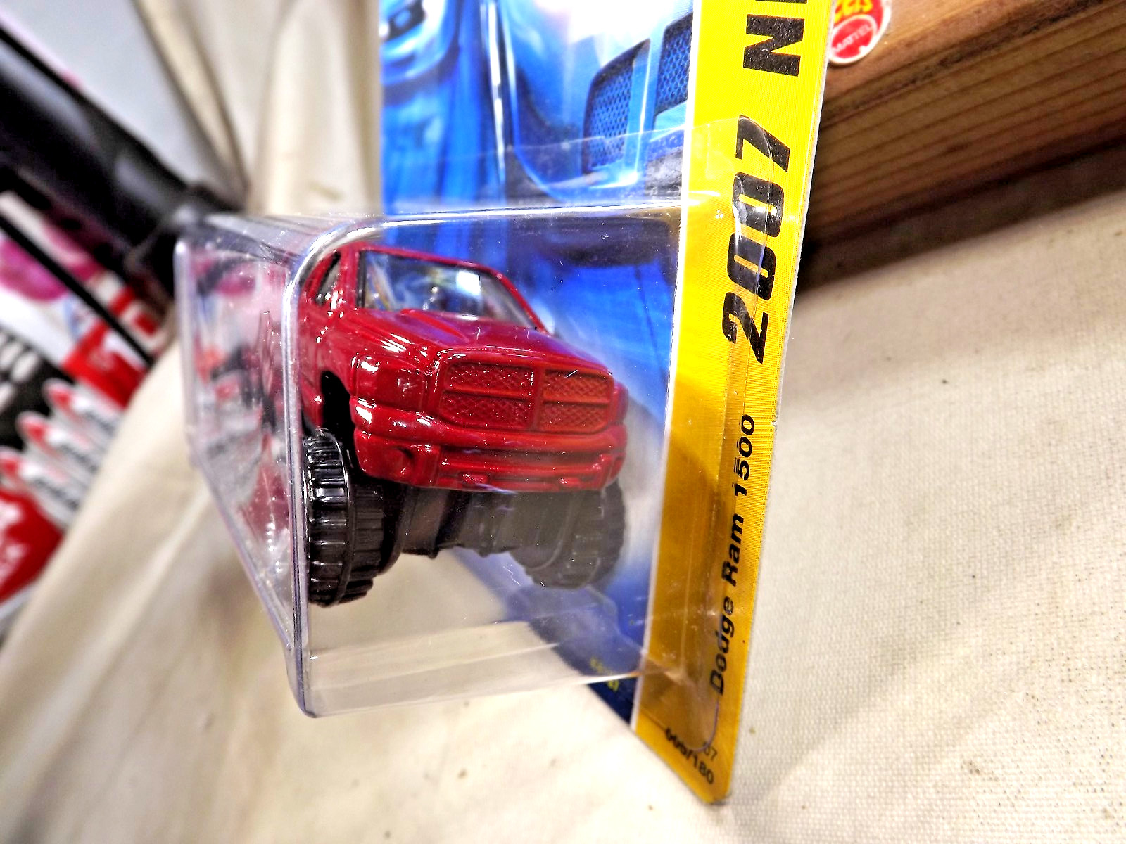 2007 Hot Wheels #5 New Models 5/36 DODGE RAM 1500 Dark Red w/Chrome ORUT5 Sp