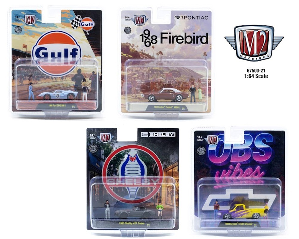 M2 Machines 1/64 2026 Diorama 1965 Shelby 427 Cobra R21