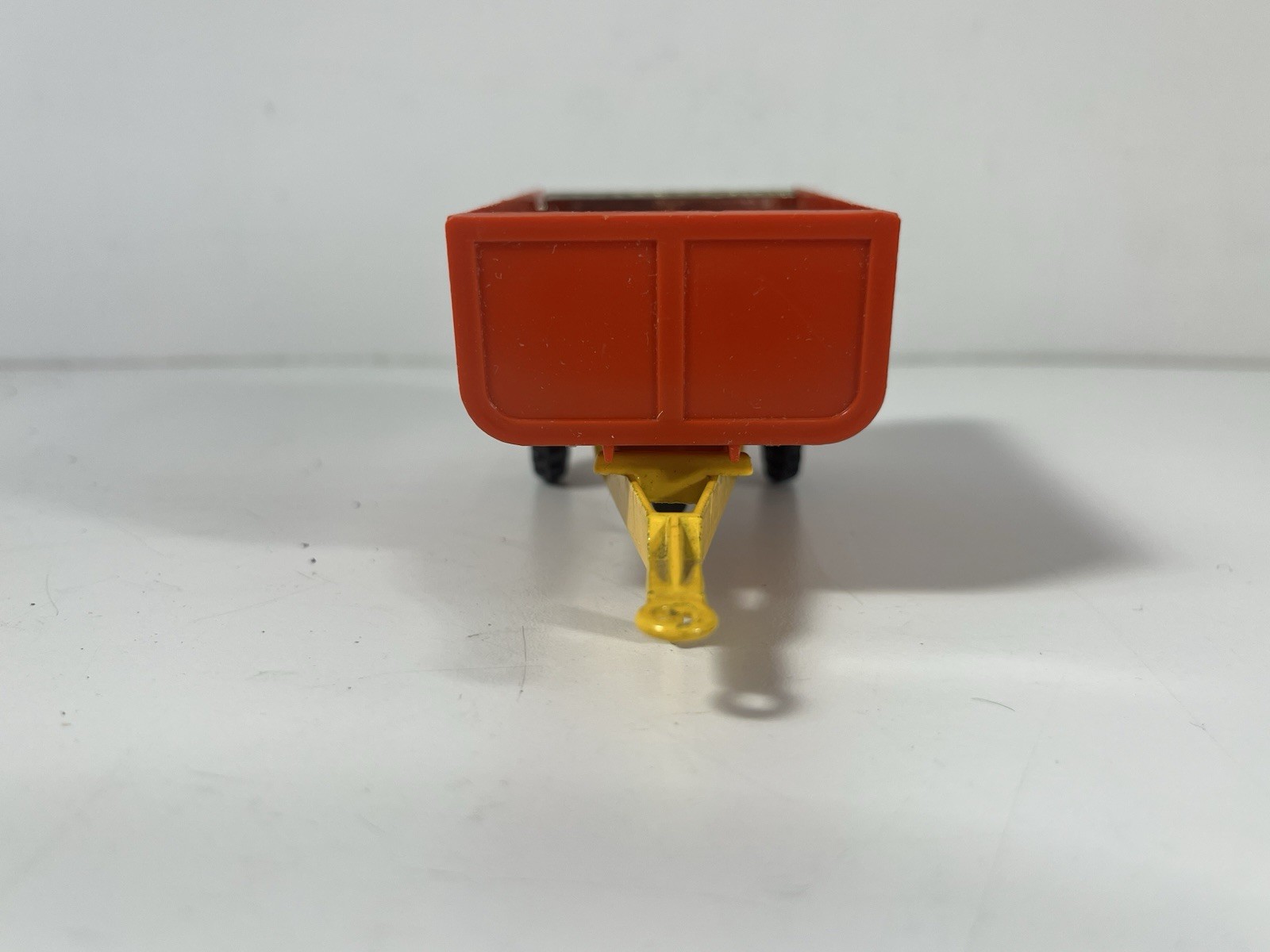 Corgi Farm Trailer Die Cast/Plastic No 56 Working, Red And Yellow Rare 1/43
