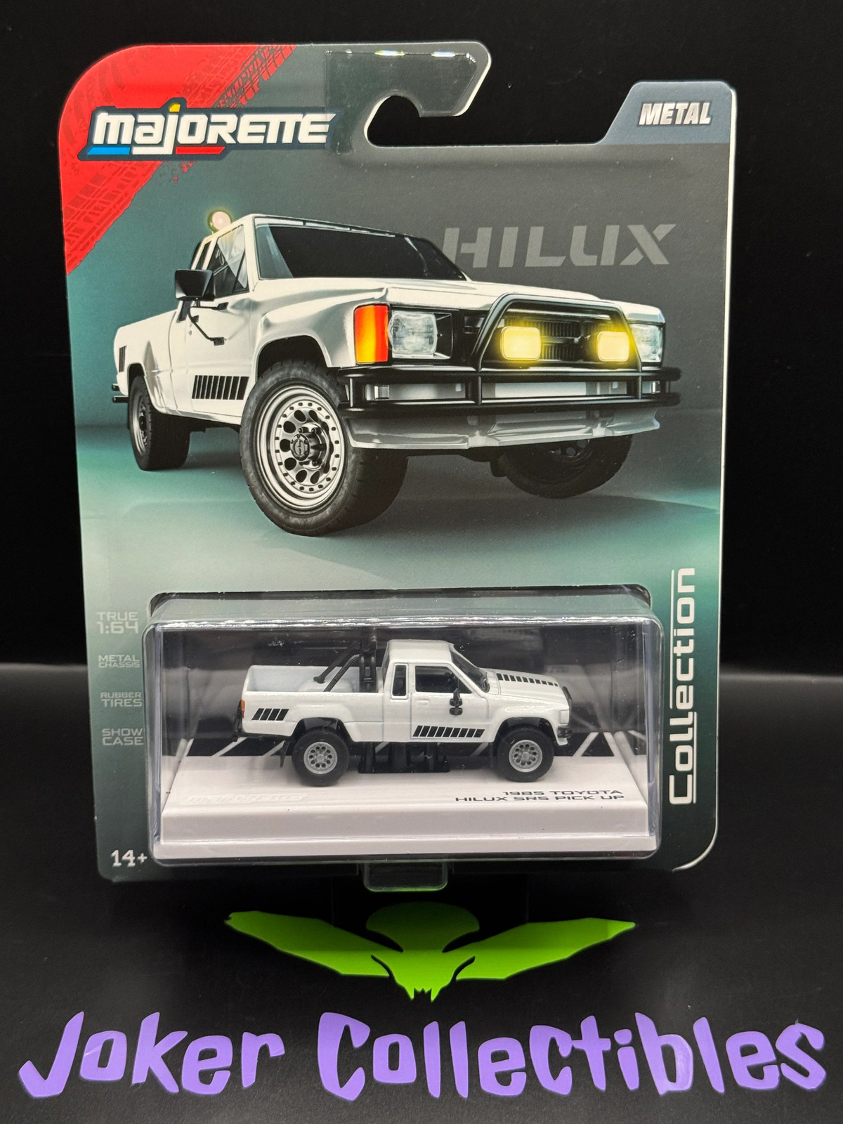 Majorette Collection Series Wave 4 White 1985 Toyota HiLUX SR5 Pickup Collector
