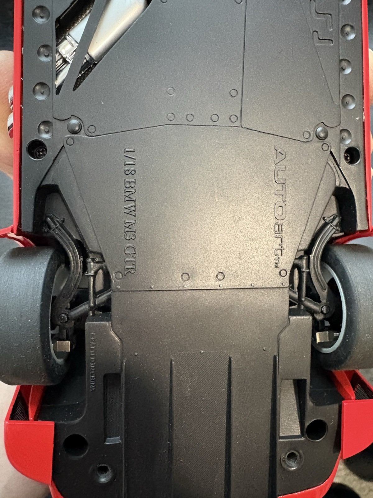 1:18 Autoart BMW E46 M3 GTR Plain Body – Red