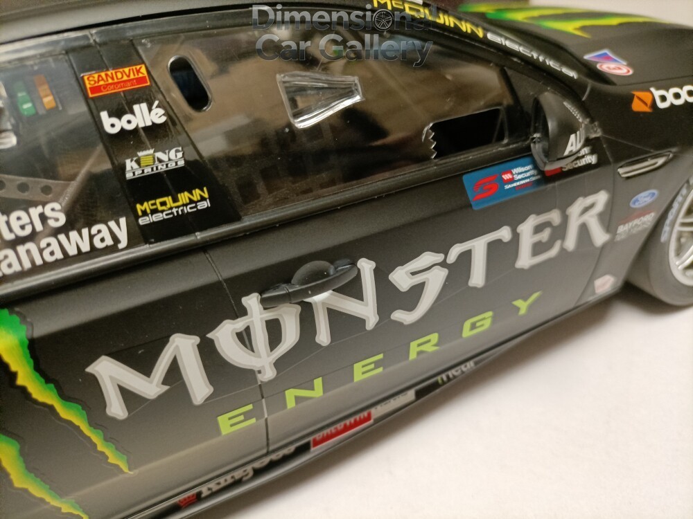 Authentic 1/12 Ford Falcon FGX #6 MONSTER ENERGY Racing Winner 2017 driver Cam