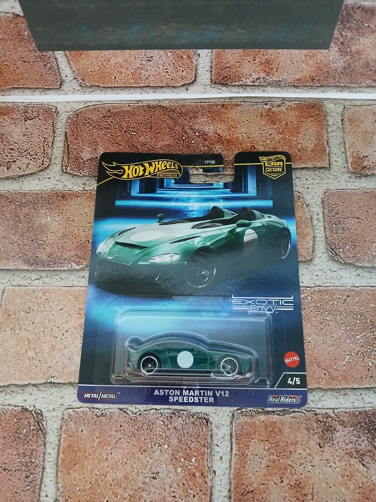 Mattel Hot Wheels HKC78-FPY86 Aston Martin – V12 Speedster Exotic Envy 2021 – GR