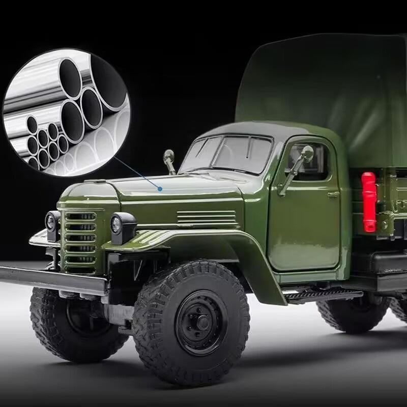 1:32 CA30 CA10 Diecast Tactical Truck Military Model with Sound & Light Toy