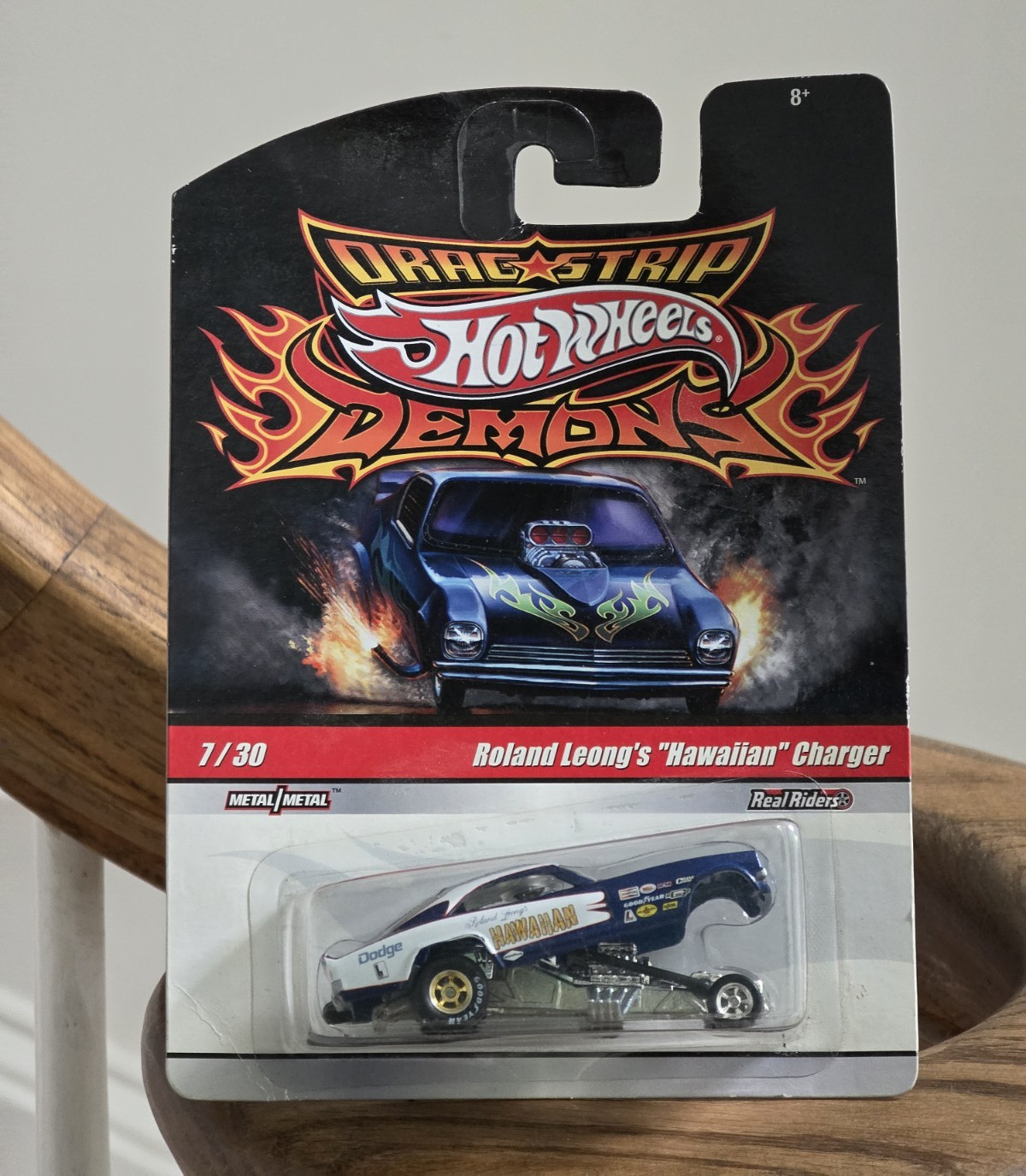 Hot Wheels Drag Strip Demons 1970 Dodge Hawaiian Charger Real Riders 1:64