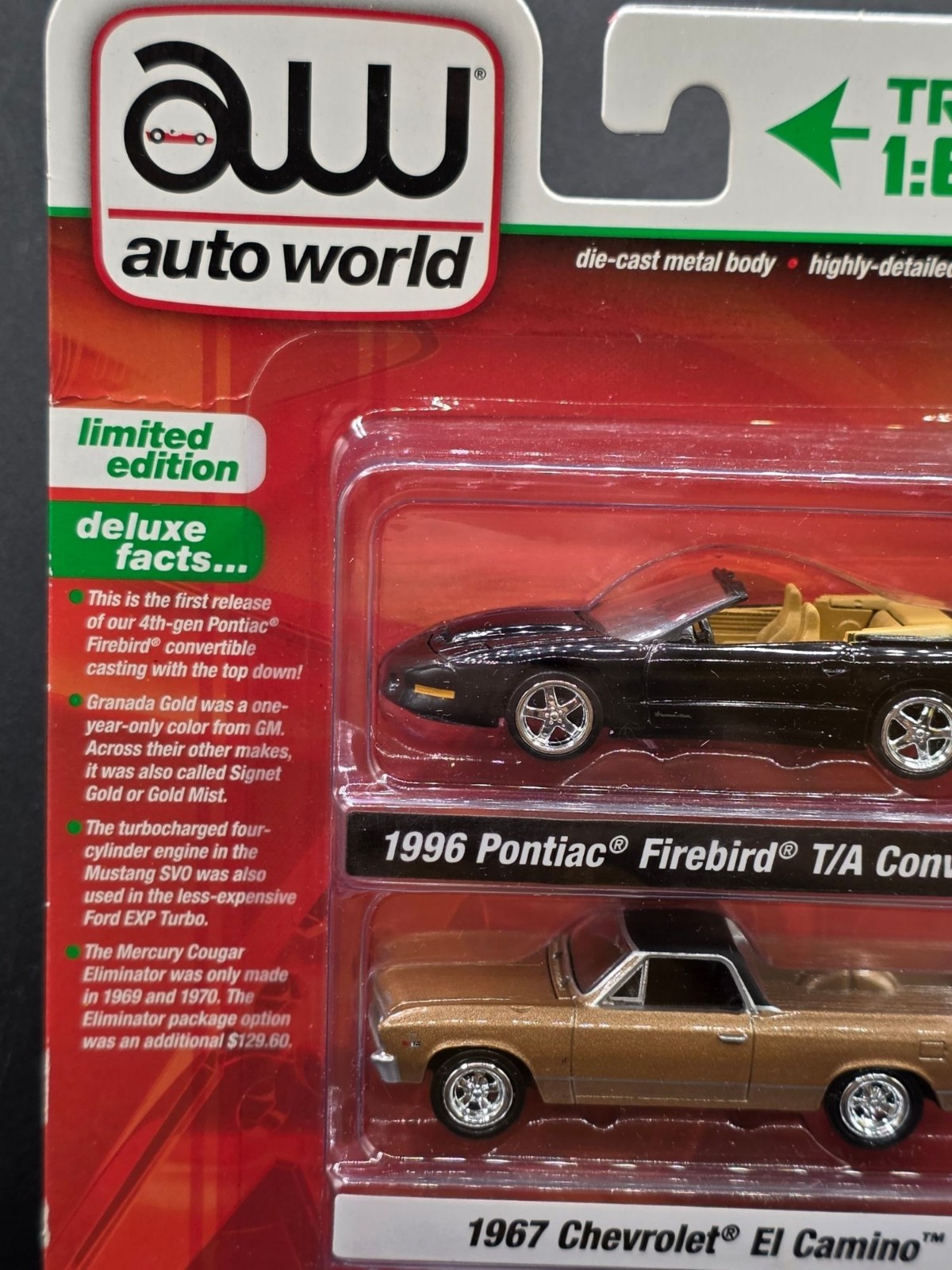 Auto World Deluxe 4-Pack Die-Cast 1:64 Scale Version A Models