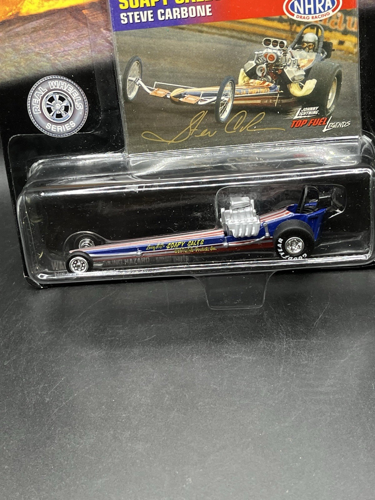 Johnny Lightning 1999 Top Fuel Legends Soapy Sales Steve Carbone Season: 1970