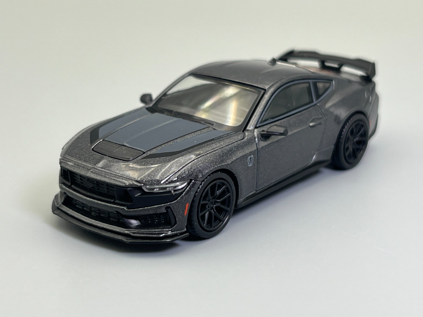 Ford Mustang Dark Horse Carbonized Gray S650 MiniGT 957 1/64 scale