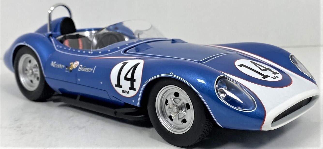 1 18 Race Car with Corvette Engine Classic Custom Concept 24 Built Model 12