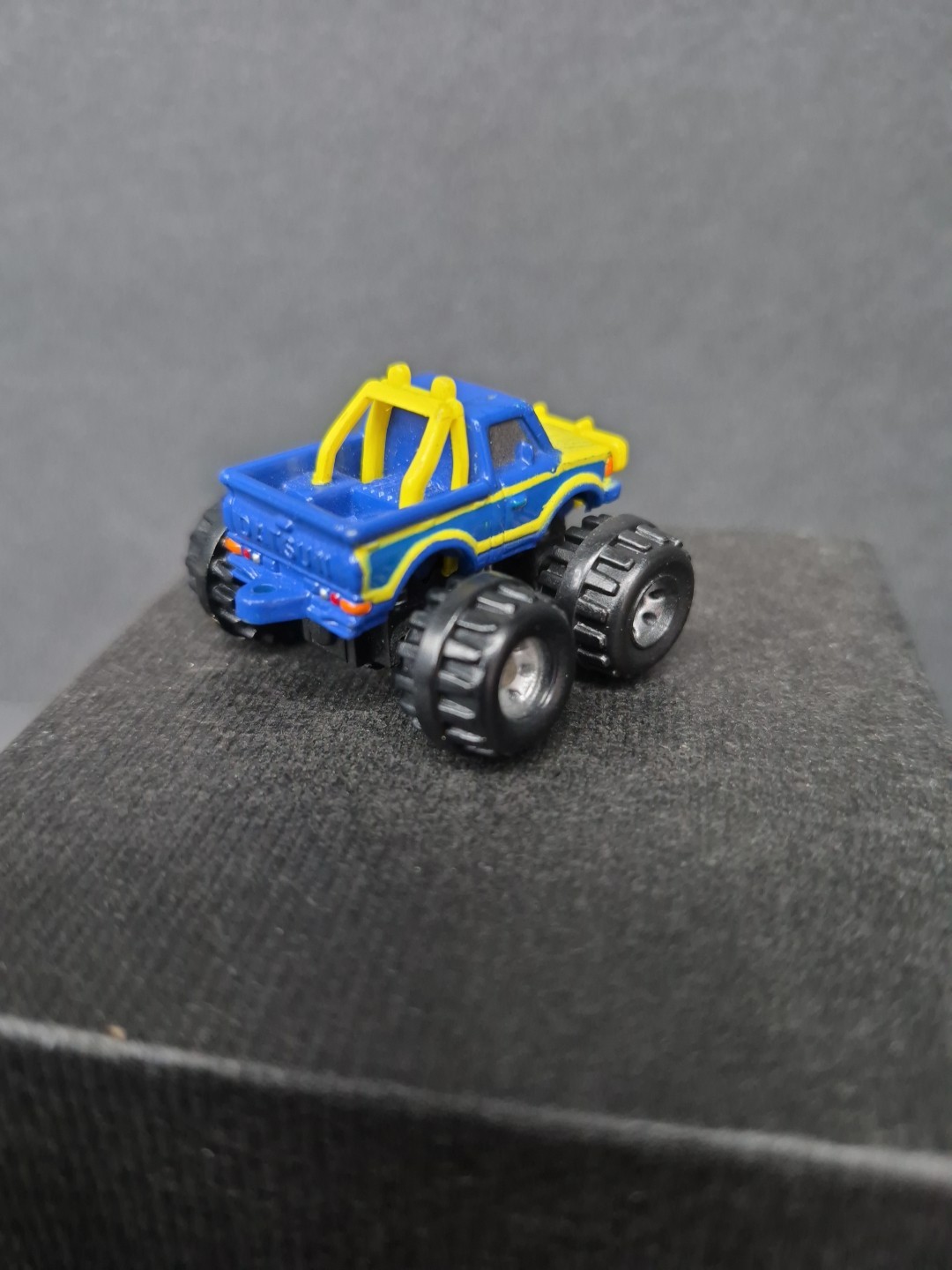 Micro Machines Blue And Yellow Datsun Monster Truck Vintage 1987