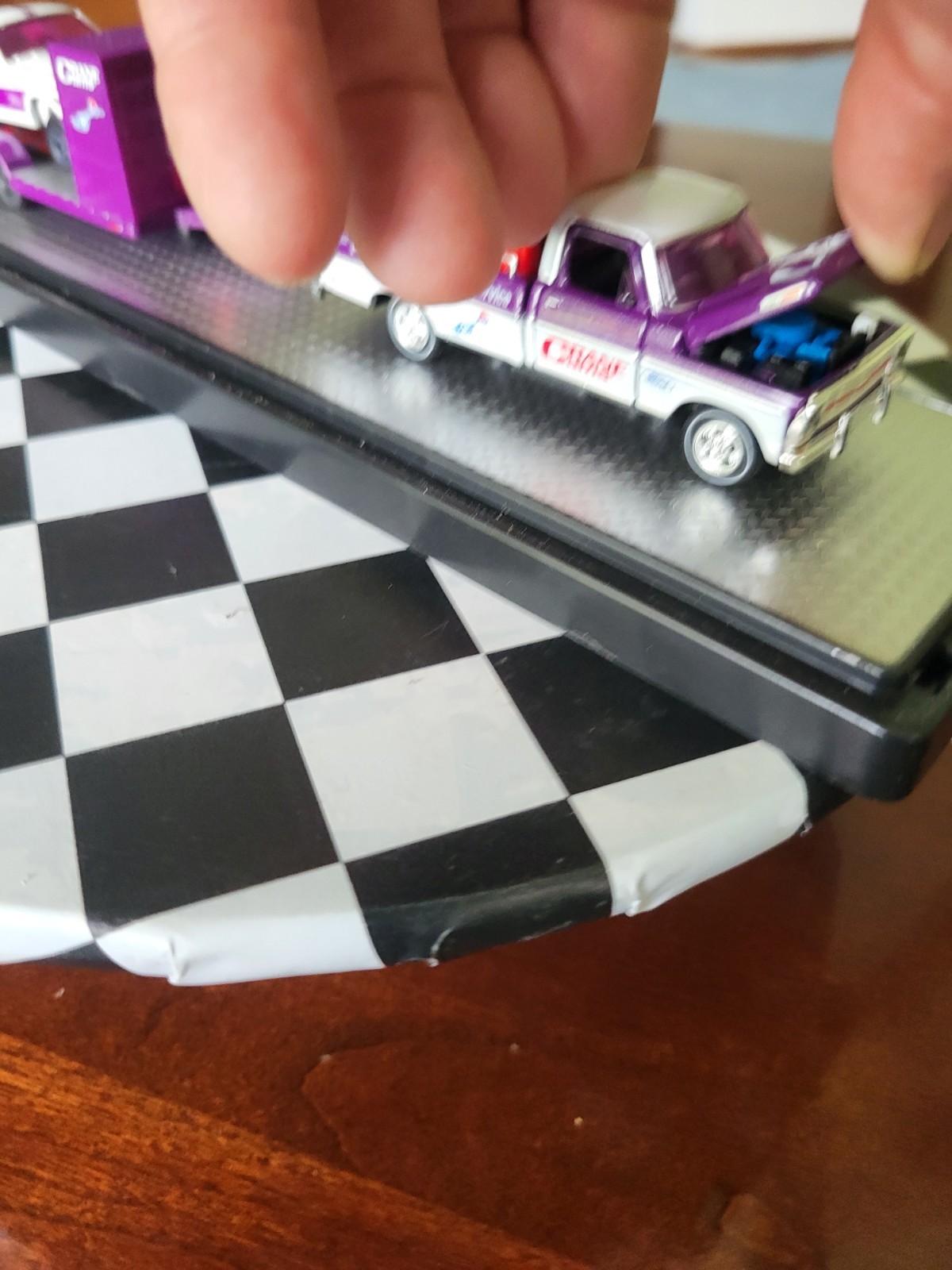 m2 Custom Purple Hornies Flow tech 69 Ford F100 Ranger Truck & 66 Ford Mustang
