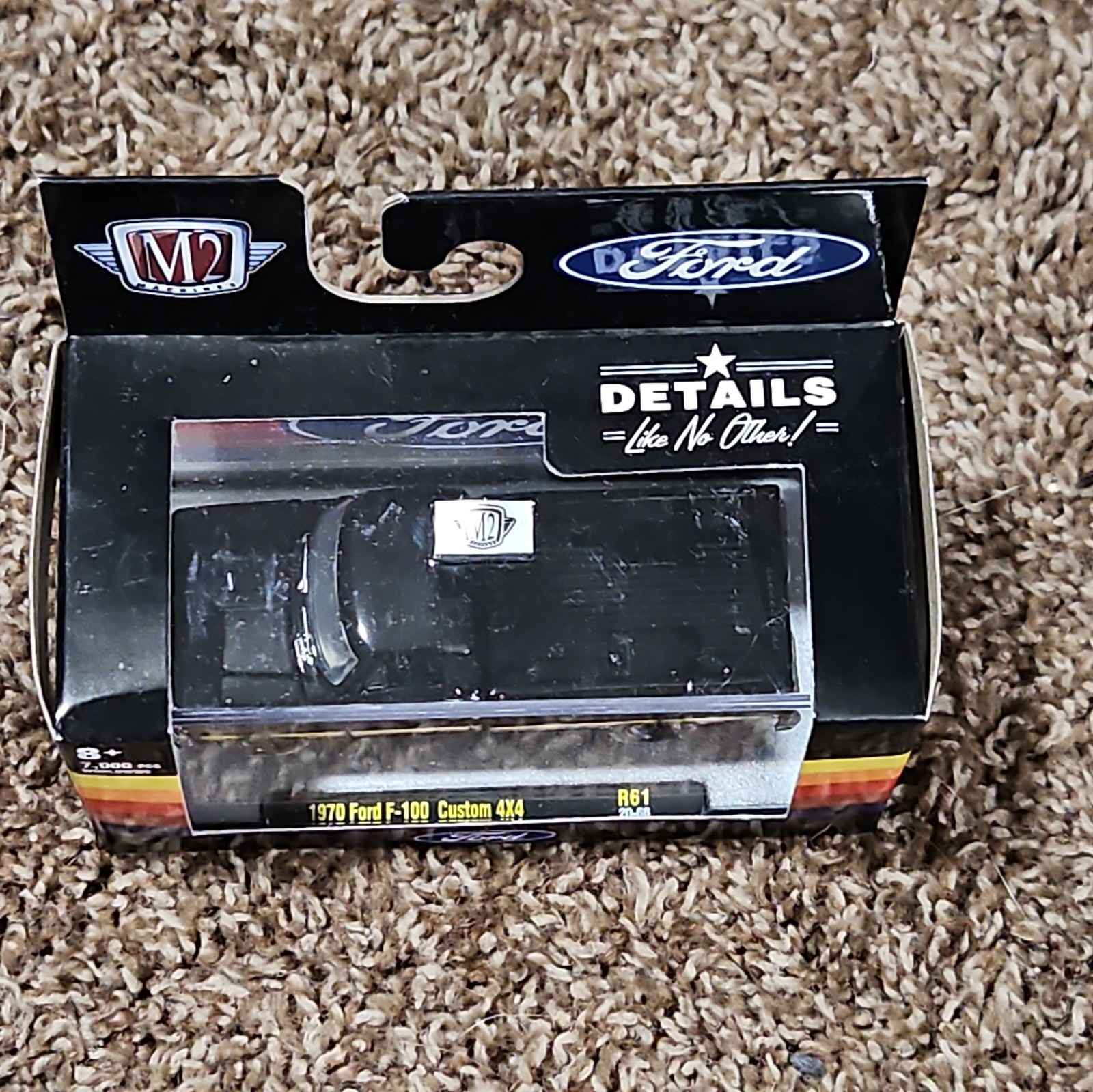 M2 Machines 1970 Ford F-100 Custom 4×4 R61 Diecast 1:64 Limited