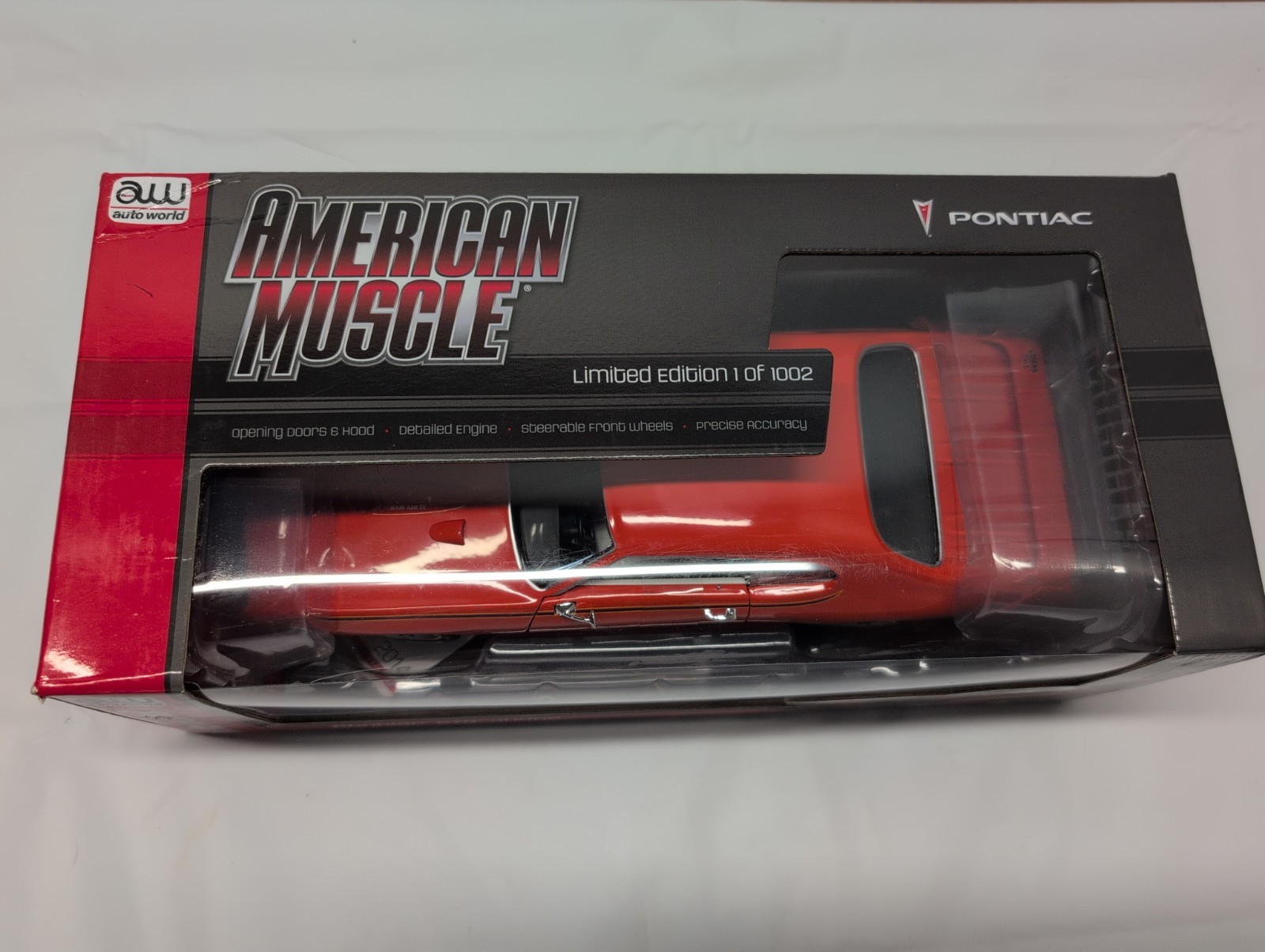 Auto World AW 1969 Pontiac GTO Judge Orange Limited 1/1002 1/18 Diecast NIB Seal