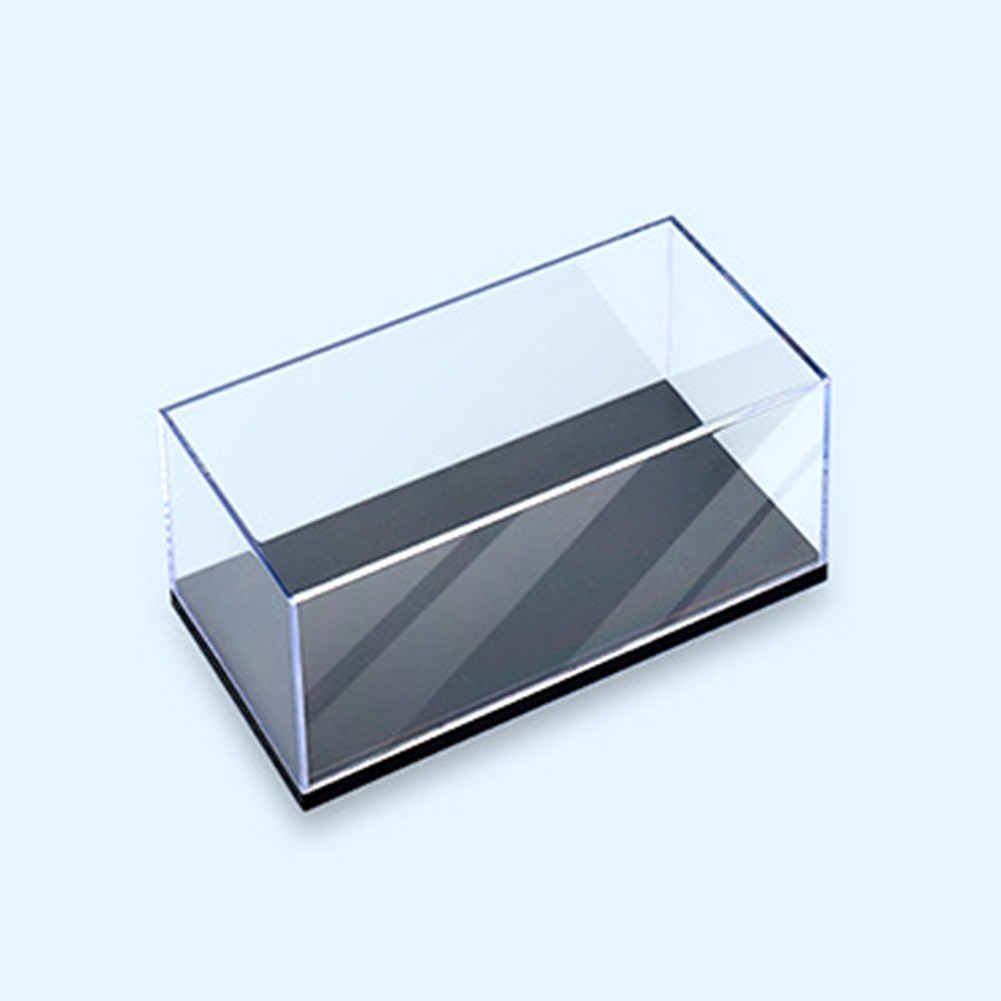 1:43 Model Acrylic Display Case with Base, Stackable Toy Car Storage Organizer