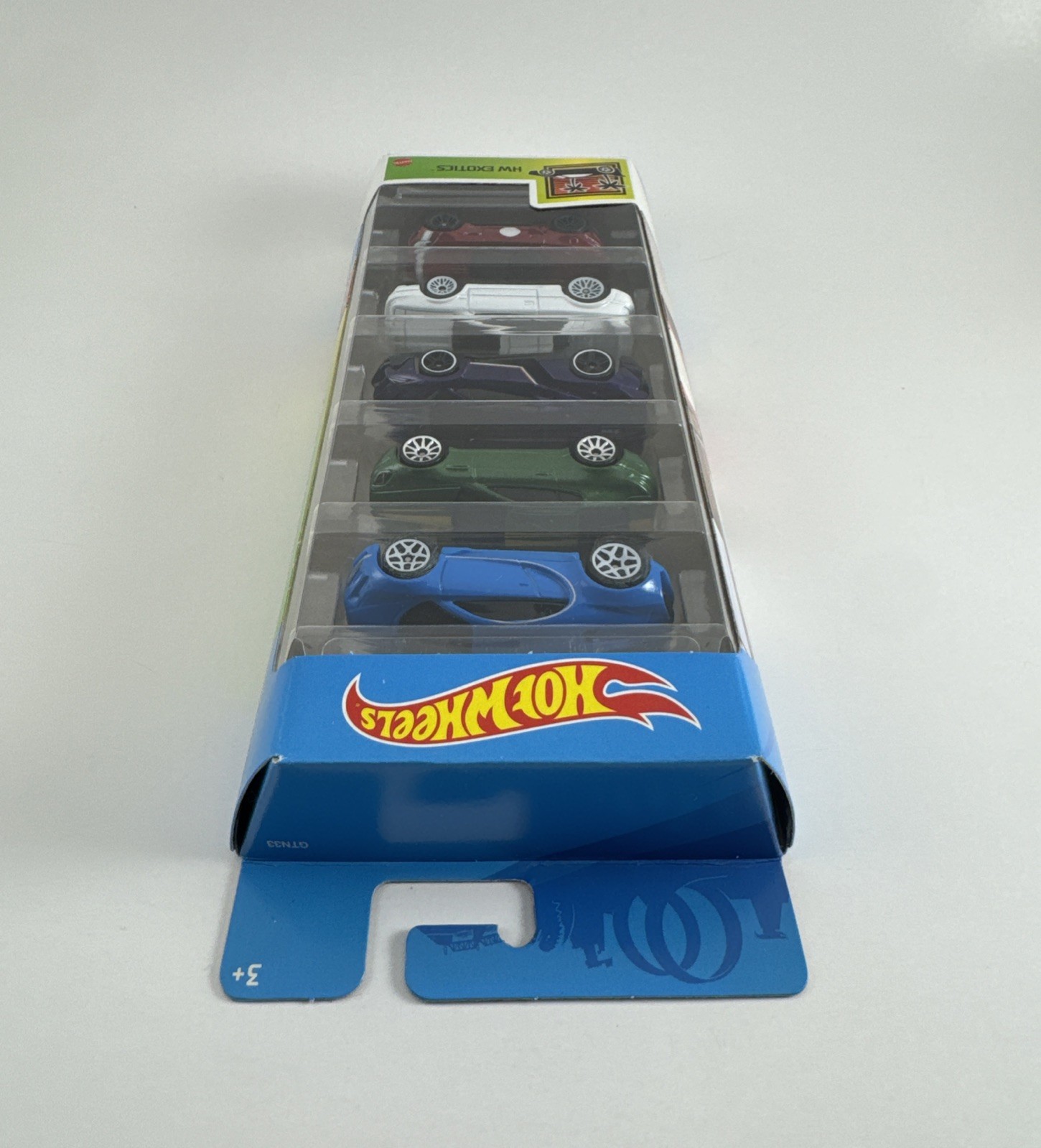 Hot Wheels 2020 5 Pack HW Exotics Bugatti Aston Martin Lamborghini Lotus Jaguar