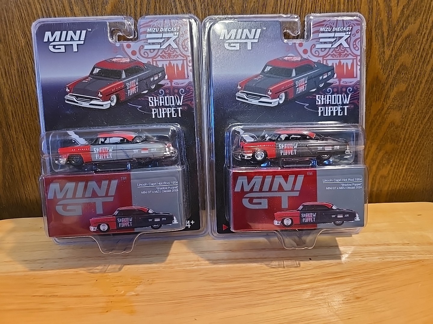 Mini GT x Mizu Diecast Lincoln Capri Hot Rod 1954 “Shadow Puppet” #874 1/64