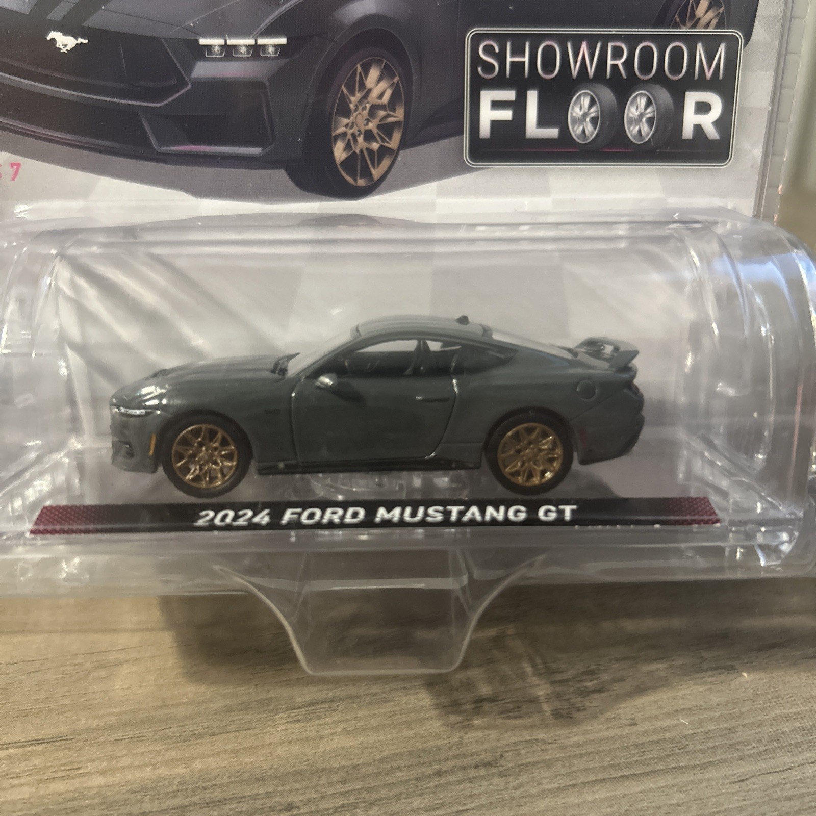 Green Light Showroom Floor ‘24 Mustang GT With Stand