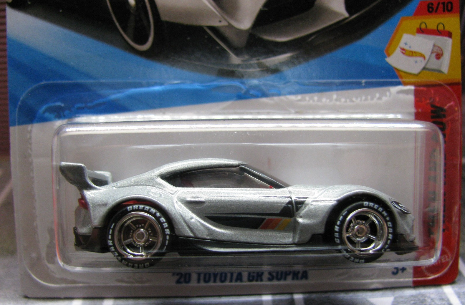 2026 Hot Wheels ’20 TOYOTA GR SUPRA Light Gray, w/Real Riders Wheel Swap